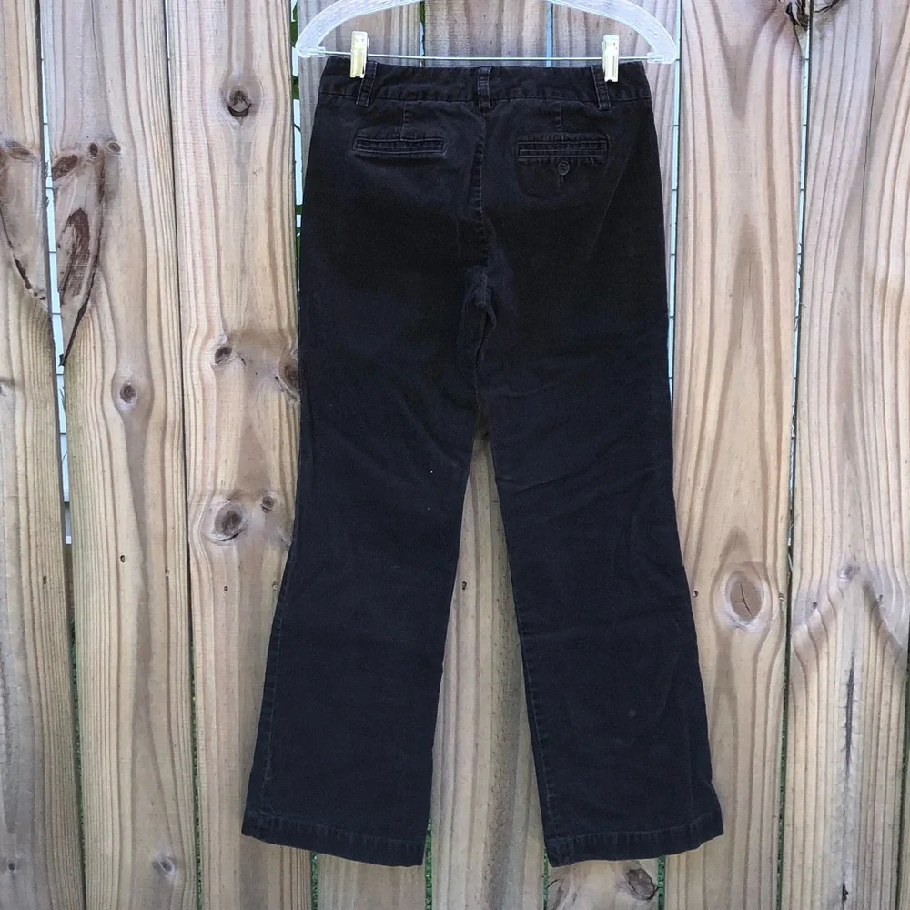 J. Crew Favorite Fit Stretch Cord Trousers Dark Brown Petite 2
